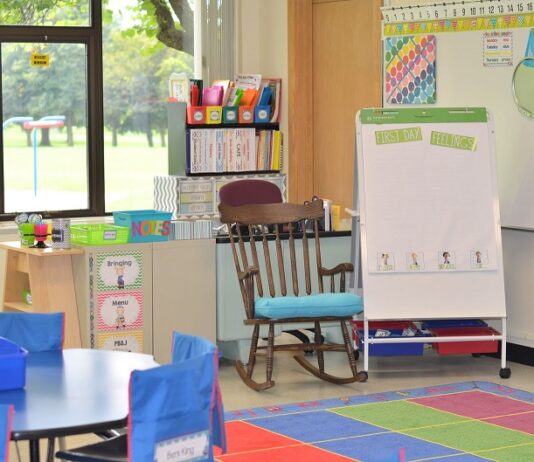 Well organized classroom