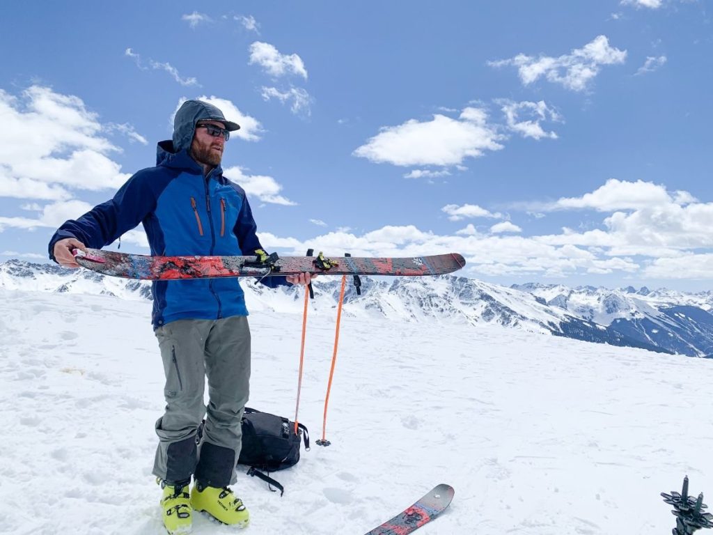 man with ski jacket	