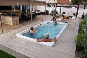 swim spa in your home, garden